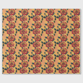 Red And Yellow Roses Cadeaupapier (Vlak)