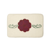 Red Anemone Flower Bath Mat (Voorkant)