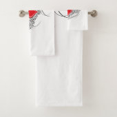 Red Angel Coeur avec ailes (En situation)