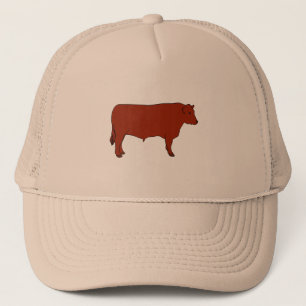 Red Angus Bull Trucker Pet