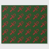 Red Ankh Cadeaupapier (Vlak)
