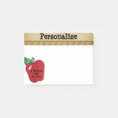 Red Apple 🍎 Bericht voor een leraar Post-it® Notes (Voorkant)