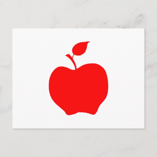 Red Apple Briefkaart (Voorkant)