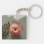 Red Apple Dank je favoriete leraar  Sleutelhanger (Achterkant)