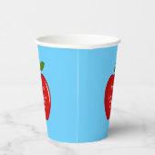 Red Apple-docer-evaluatiestukken Papieren Bekers (Rechts)