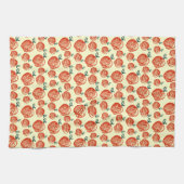 Red Apple Doodle Patroon Theedoek (Horizontaal)