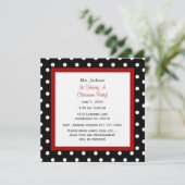 Red Apple et Pois Invitation (Debout devant)