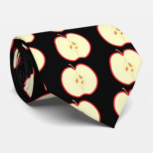 Red Apple Half. Stropdas (Opgerold)