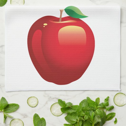 Red Apple Kitchen Towel Theedoek (Gevouwen)