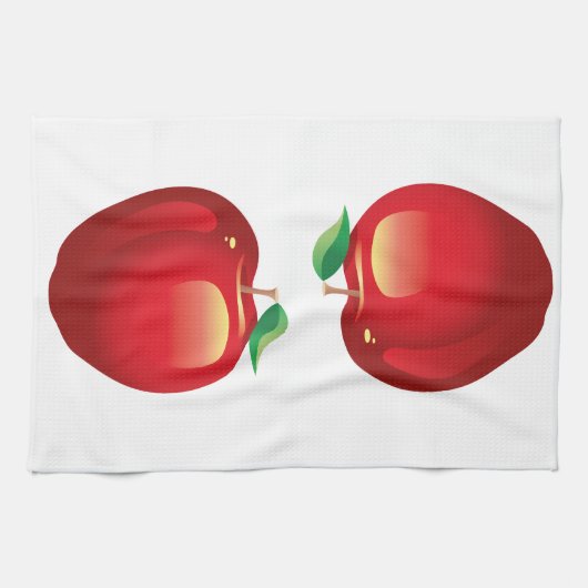 Red Apple Kitchen Towel Theedoek (Horizontaal)