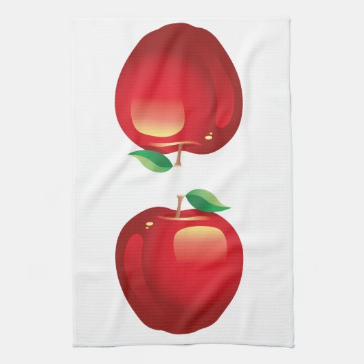 Red Apple Kitchen Towel Theedoek (Verticaal)
