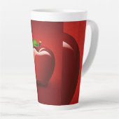 Red Apple Logo Mug | Cute Fruit Apple Icon | Minim (Angle droit)