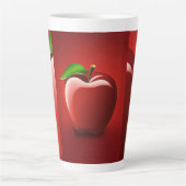 Red Apple Logo Mug | Cute Fruit Apple Icon | Minim (Devant)