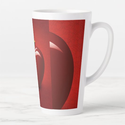 Red Apple Logo Mug | Cute Fruit Apple Icon | Minim (Droite)