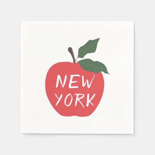 Red apple New York Servet (Voorkant)