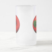 Red Apple-ontwerp Matglas Bierpul (Center)