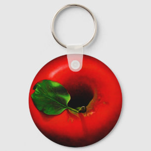 Red Apple-ontwerp Sleutelhanger