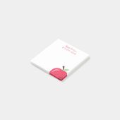 Red Apple Part Enseignant Petites notes post-it (Incliné)