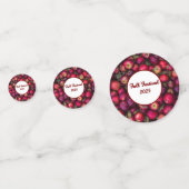 Red Apple Party tafel Confetti (Voorkanten)