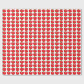 Red Apple Pattern Cadeaupapier (Vlak)