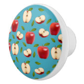 Red Apple Pattern Keramische Knop (Rechts)
