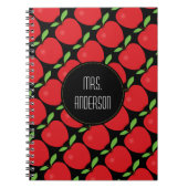 Red Apple Pattern, leraar Notitieboek (Voorkant)