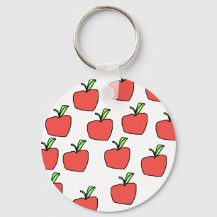 Red Apple Pattern. Sleutelhanger