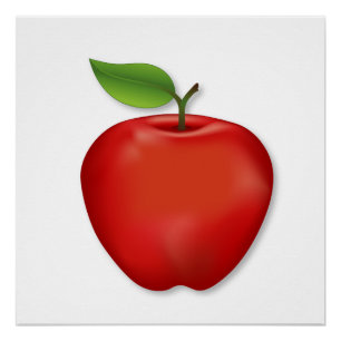 Red Apple Perfect Poster