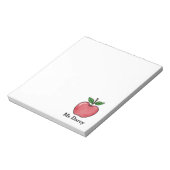 Red Apple Personalized Notitieblokken voor docente (Gedraaid)