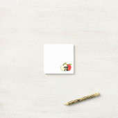 Red Apple Pi Post-it Notes (Op bureau)