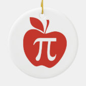 Red Apple Pie Keramisch Ornament (Achterkant)