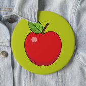 Red Apple Ronde Button 6,0 Cm (In situ)