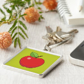 Red Apple Sleutelhanger (Zijkant)