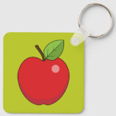 Red Apple Sleutelhanger (Achterkant)