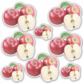 Red Apple Sticker Sheet (Voorkant)