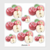 Red Apple Sticker Sheet (Vel)