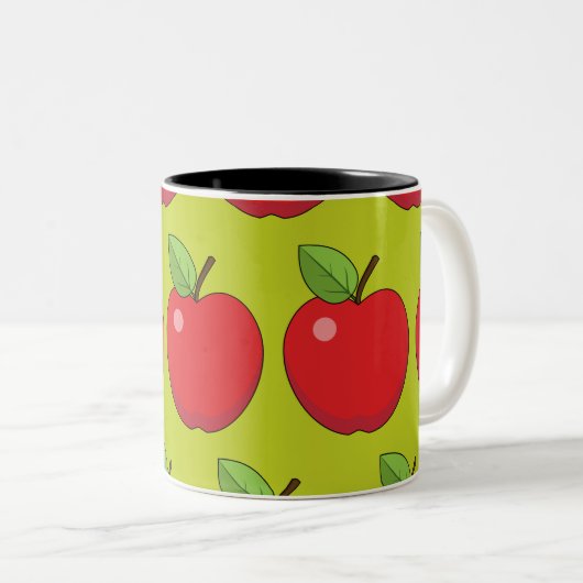 Red Apple Tweekleurige Koffiemok (Voorkant rechts)