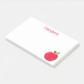Red Apple voor de leraar Post-it® Notes (Schuin)