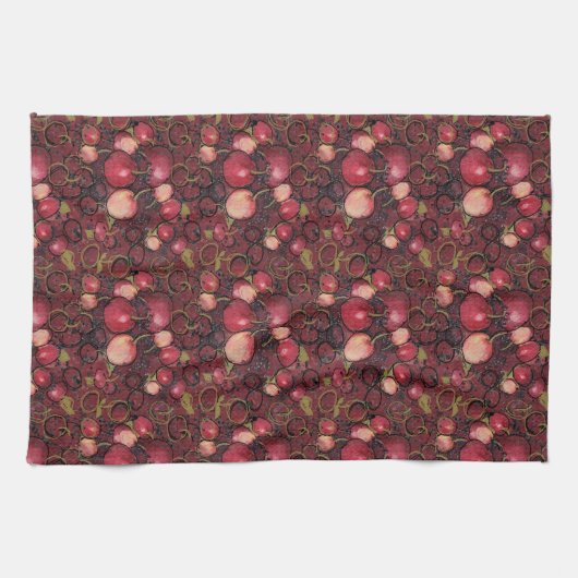 Red Apples Kitchen Towel Theedoek (Horizontaal)