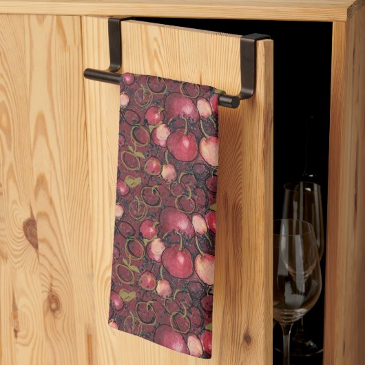 Red Apples Kitchen Towel Theedoek (Derde Gevouwen)