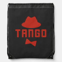 Red Argentine Tango Fedora Pet en Bowtie