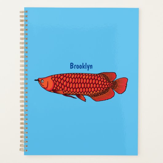 Red Arowana fish cartoon (Devant)