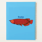 Red Arowana fish cartoon (Dos)