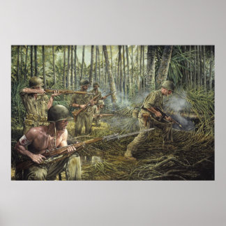 Red Arrow in War door Michael Gnatek Print