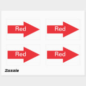 Red Arrow Sticker (Vel)