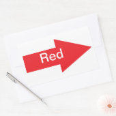 Red Arrow Sticker (Envelop)