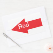 Red Arrow Sticker (Envelop)
