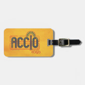 Red Art Deco ACCIO™ Spell Grafisch Bagagelabel (Voorkant horizontaal)