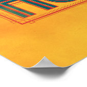 Red Art Deco ACCIO™ Spell Grafisch Poster (Hoek)