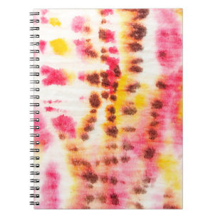 Red Artistisch smerig. Tie Dye Texture. Grijze pen Notitieboek